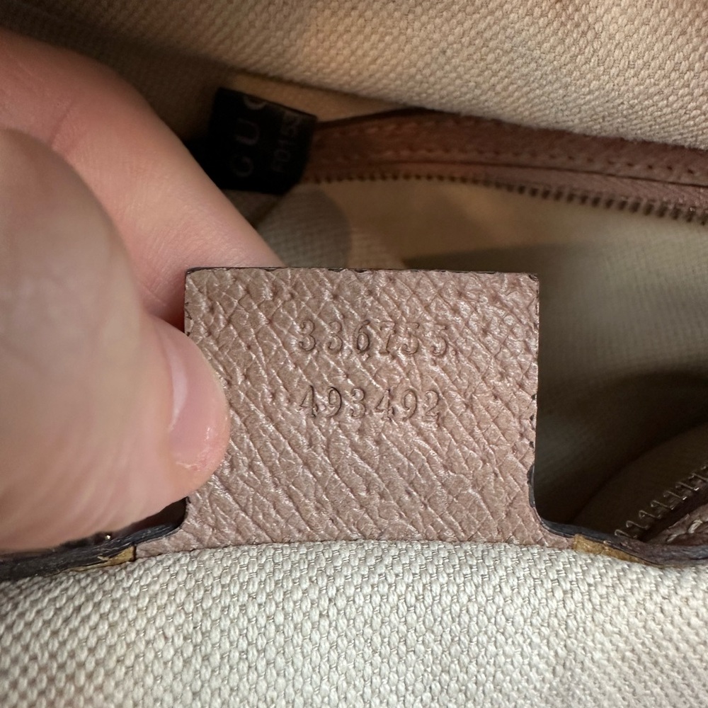 GUCCI LOGO CANVAS JUMBO HOBO 2 WAY BAG ORIGINAL STRAP - Picture 14 of 14